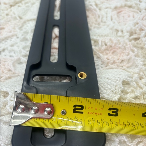 Black front tag Mount Bracket with Screws - Picture 5 of 5